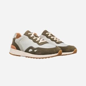 CLAE Hayden Sneaker In Olive Flint Grey Nubuck NWT
